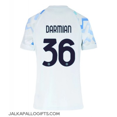 Inter Milan Matteo Darmian #36 Vieraspaita Naiset 2025-26 Lyhythihainen Inter Milan Matteo Darmian #36 Vieraspaita Naiset 2025-26 Lyhythihainen